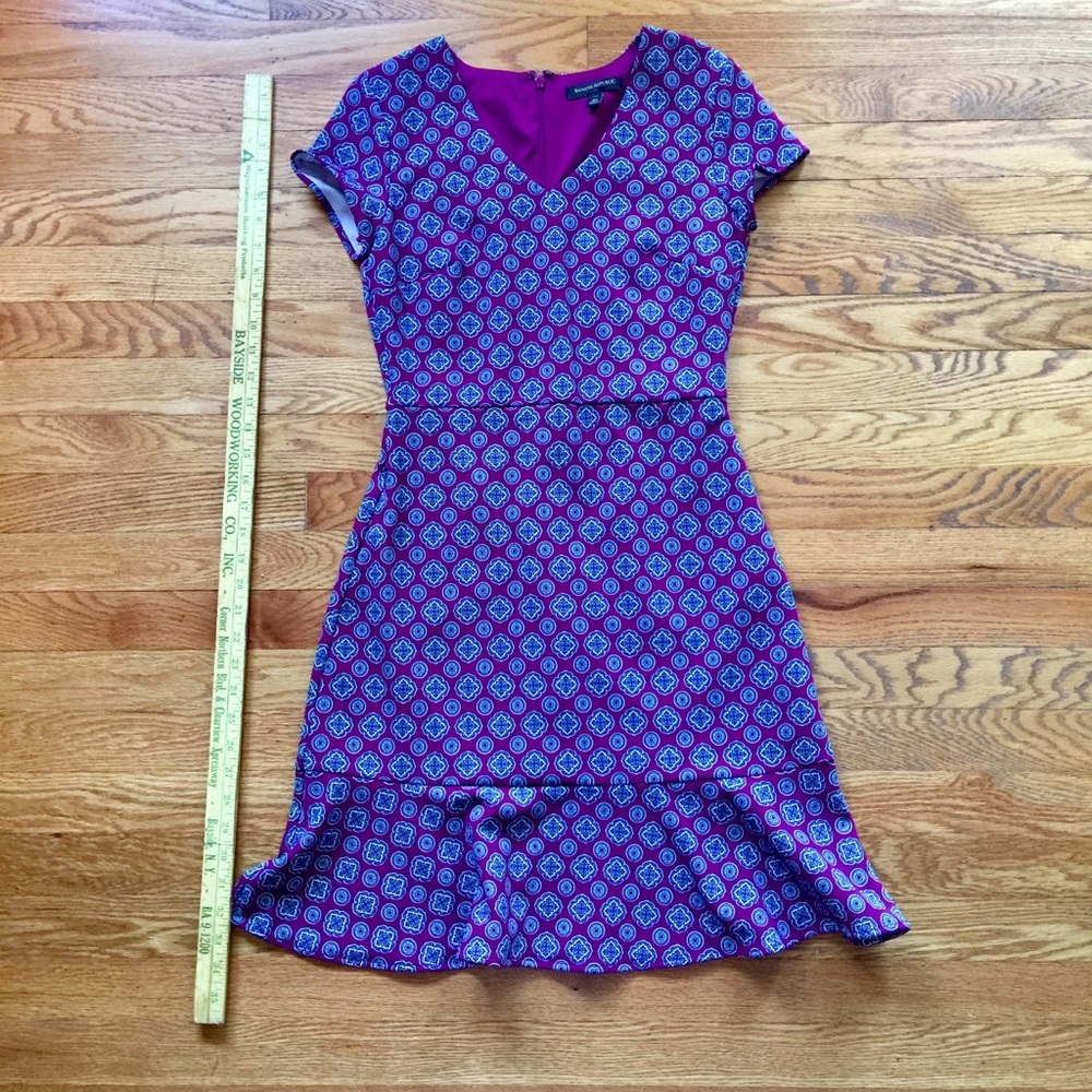 NWOT Banana Republic flounce hem dress, sz 0P